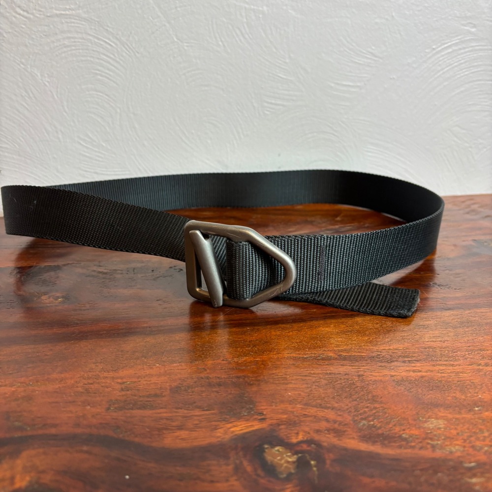 Bison Designs Black Nylon D Ring Belt Medium Made‎ in USA